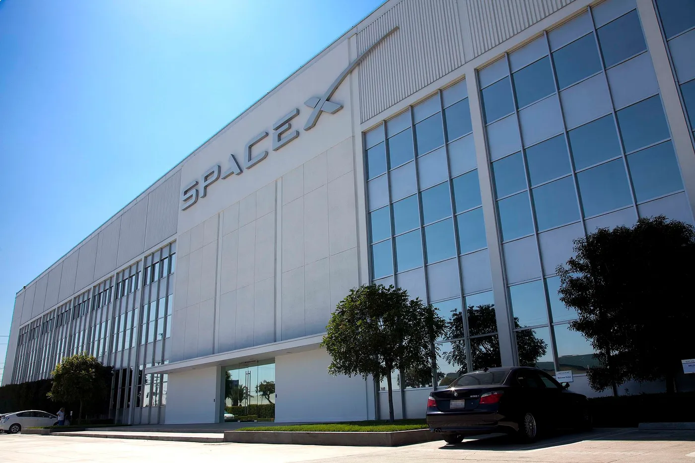 SpaceX-Hauptquartier in Hawthorne, Kalifornien